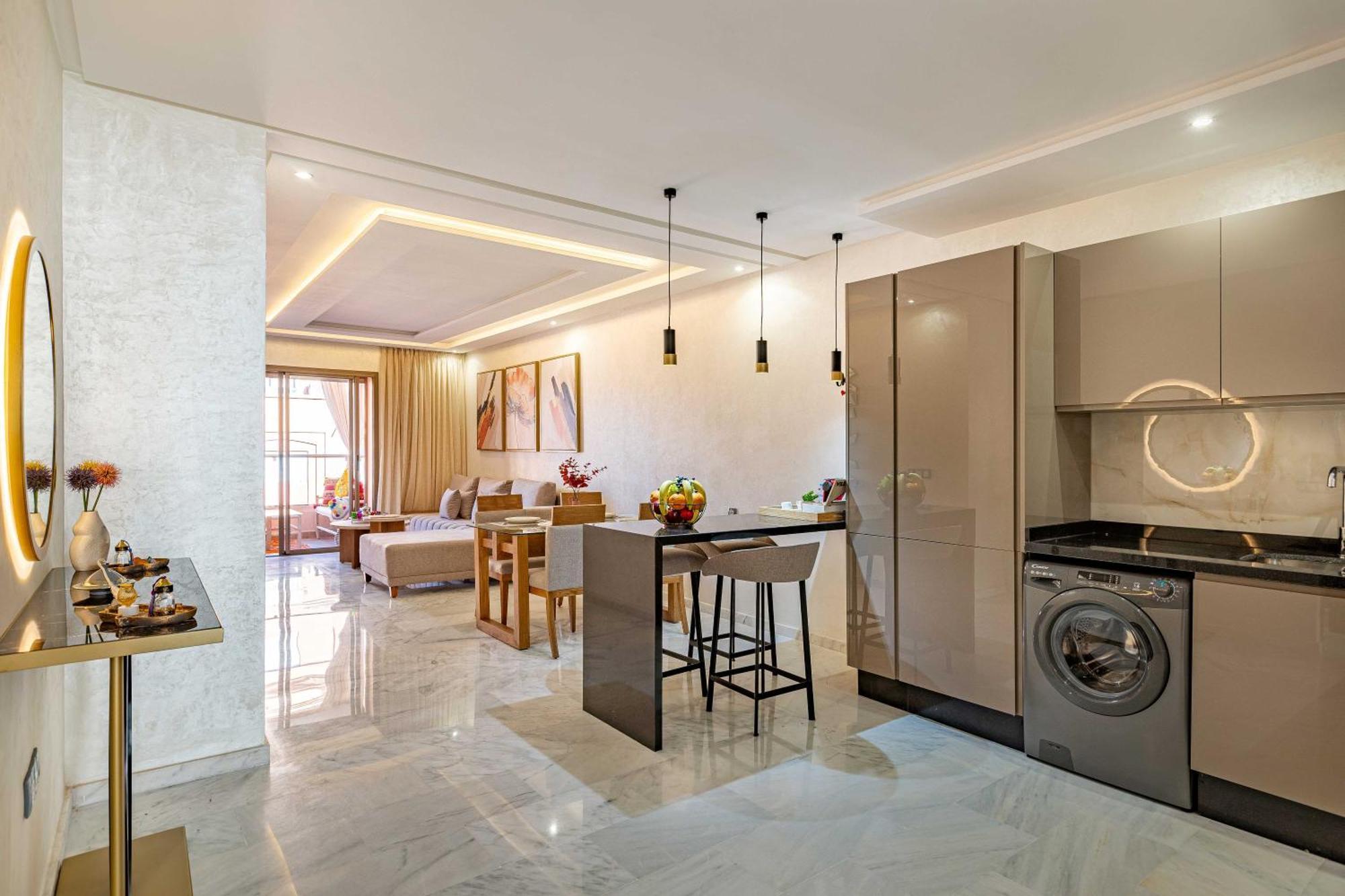 Magnifique Appartement Unique Et Central! Marrakesh Esterno foto