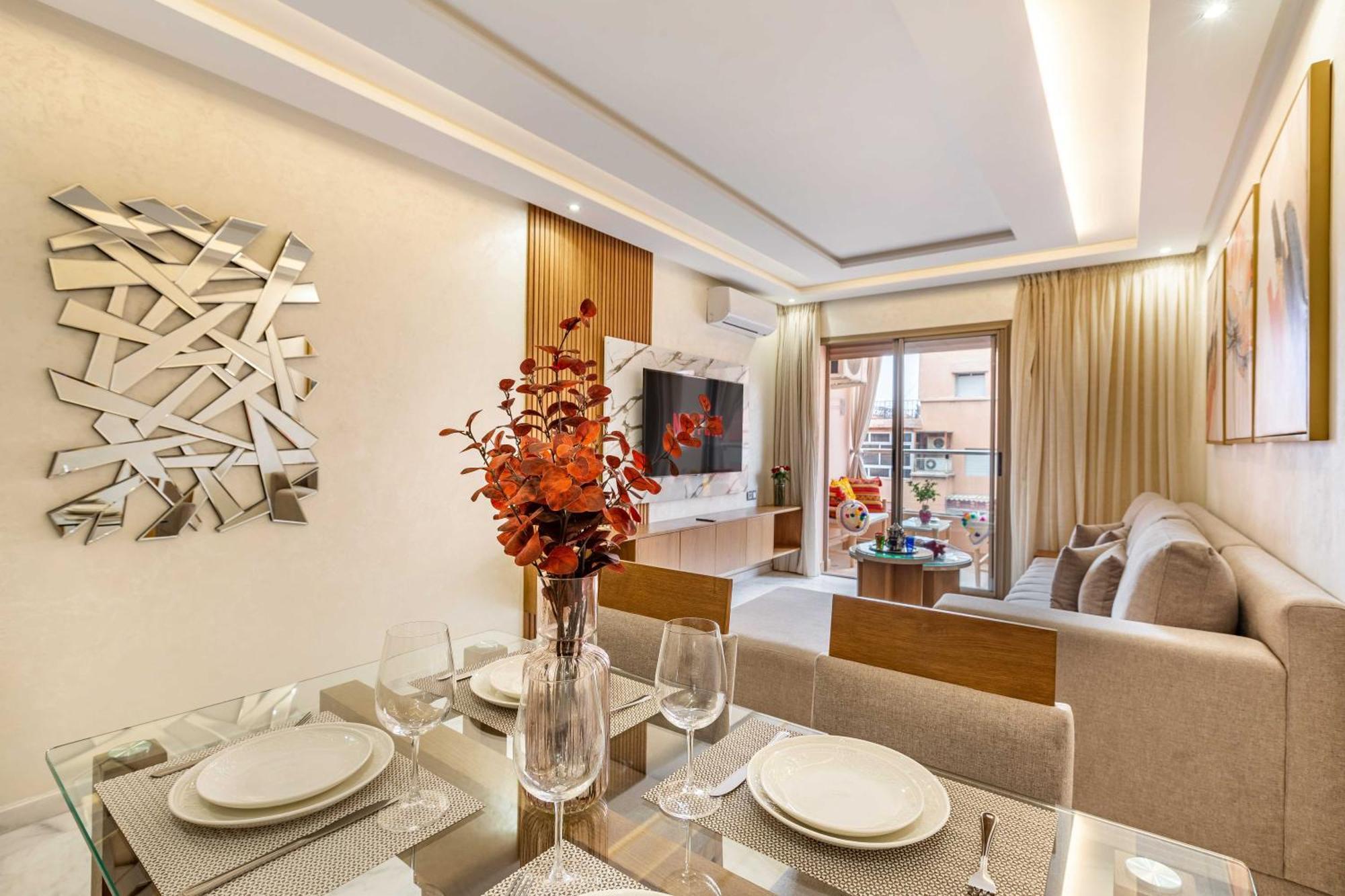 Magnifique Appartement Unique Et Central! Marrakesh Esterno foto