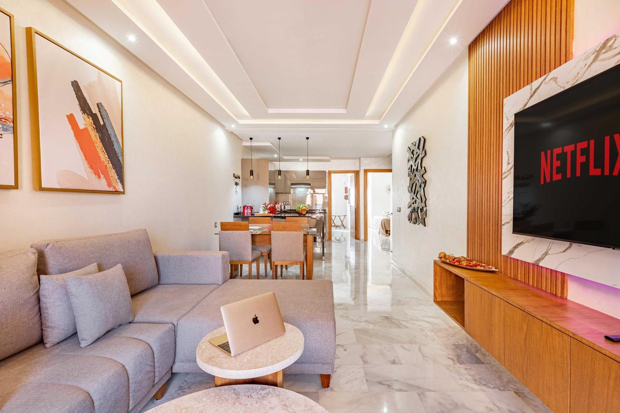 Magnifique Appartement Unique Et Central! Marrakesh Esterno foto
