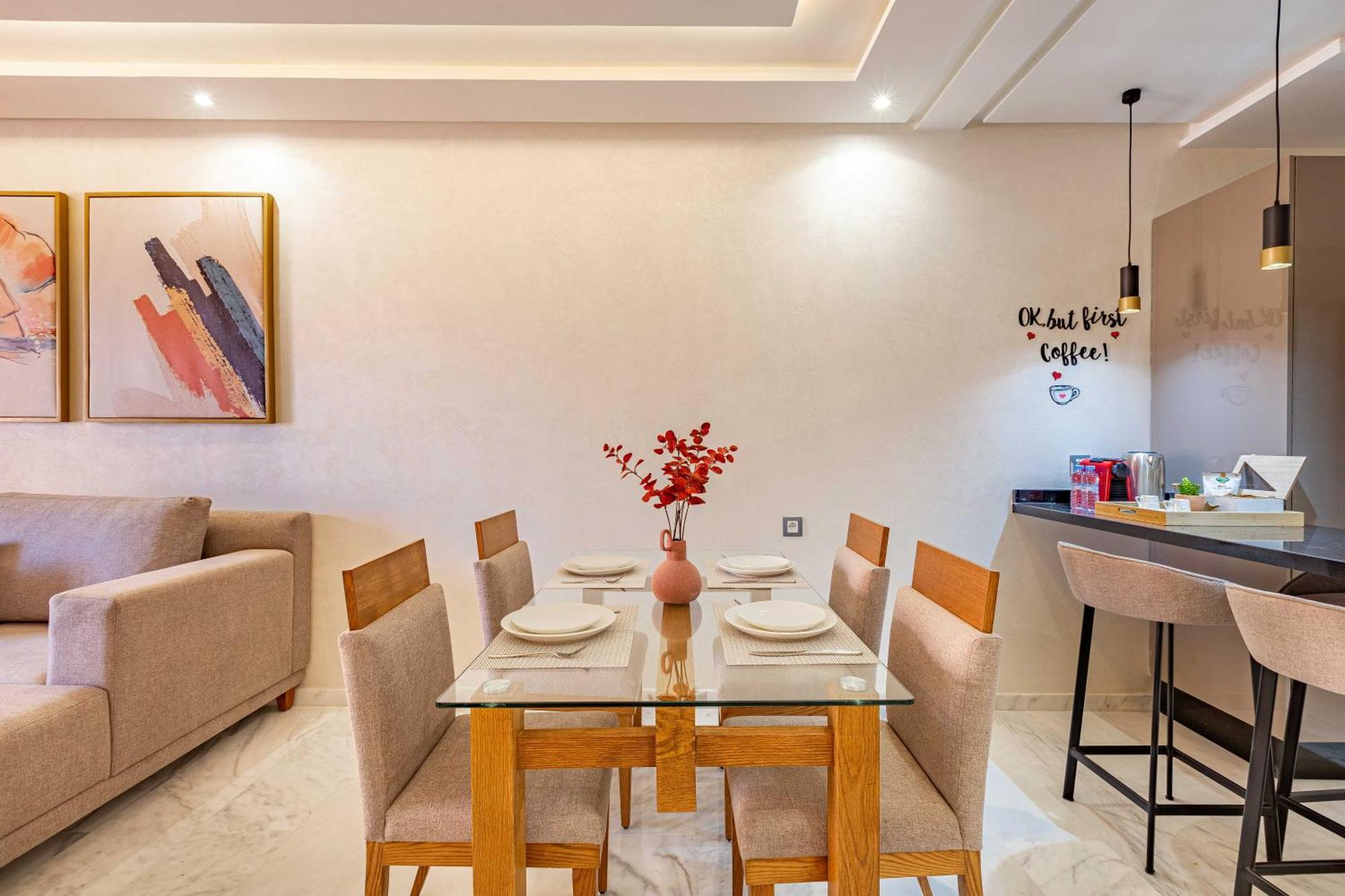 Magnifique Appartement Unique Et Central! Marrakesh Esterno foto